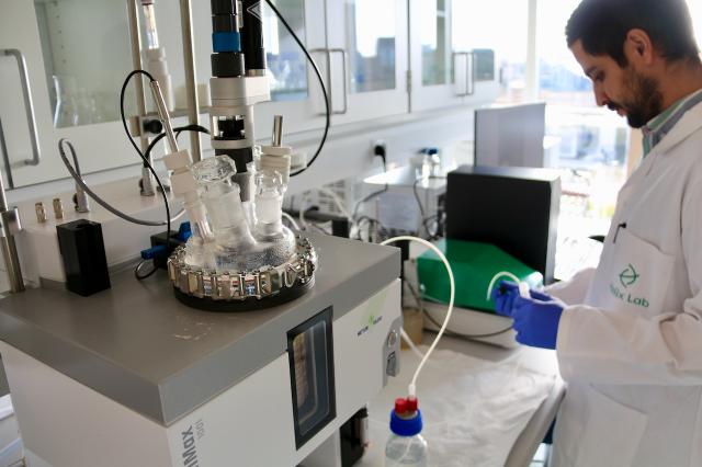 Alonso in the lab