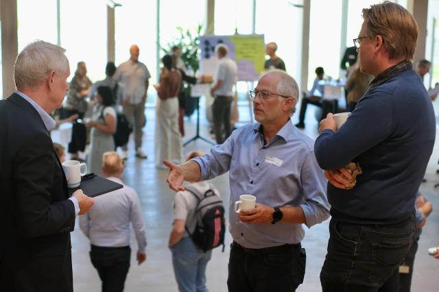 Discussion at Matchmaking Event
